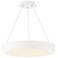 WAC Corso 31 1/2" Wide White Metal LED Ring Pendant Light