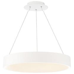 WAC Corso 31 1/2" Wide White Metal LED Ring Pendant Light