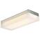 WAC Dice 14" Wide Brushed Nickel Flush Mount LED Ceiling Light