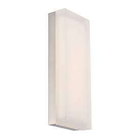 Image3 of WAC Dice 14" Wide Brushed Nickel Flush Mount LED Ceiling Light more views