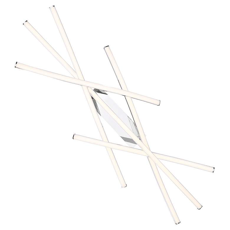 Image 5 WAC Divergence 43 3/4" Wide 9-Light Chrome Modern Chandelier more views