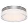 WAC Dot 6 1/4"W Stainless Steel LED Outdoor Ceiling Light