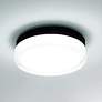 Thumbnail1 of WAC Dot 9" Wide Black 3000K LED Outdoor Ceiling Light