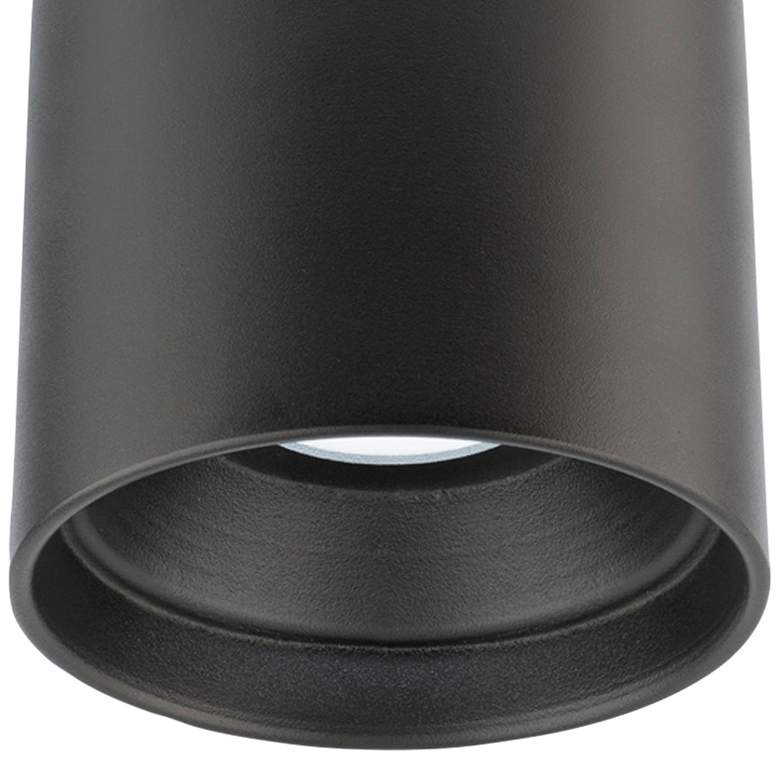 Image 3 WAC Downtown 5" Wide Black LED Outdoor Ceiling Light more views