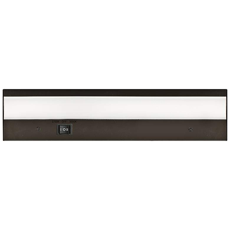 Image 1 WAC DUO 12 inch Wide Bronze LED Under Cabinet Light