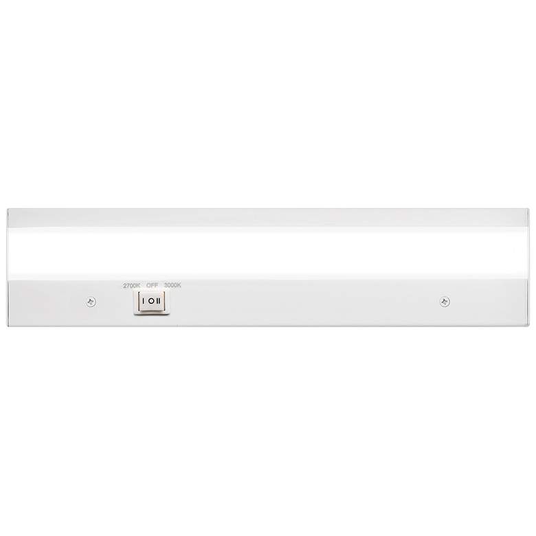 Image 1 WAC DUO 12 inch Wide White LED Under Cabinet Light