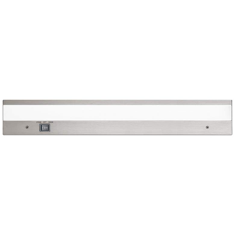 Image 1 WAC DUO 18 inch Wide Brushed Aluminum LED Under Cabinet Light