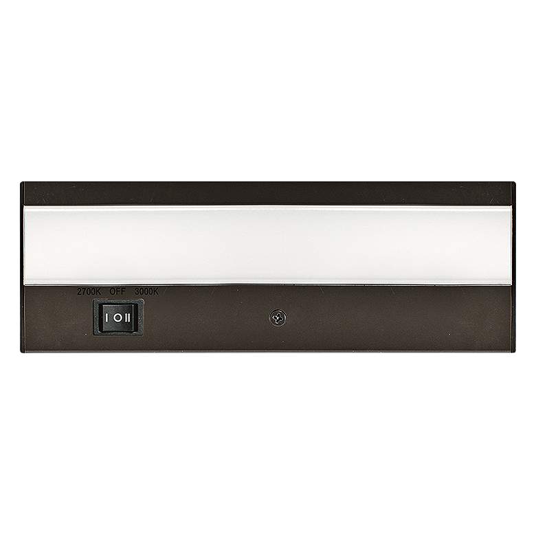 Image 1 WAC DUO 8" Wide Bronze LED Under Cabinet Light