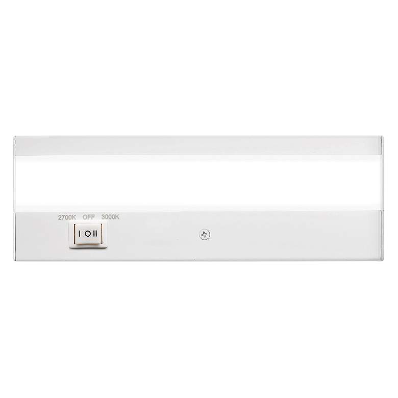 Image 1 WAC DUO 8 inch Wide White LED Under Cabinet Light