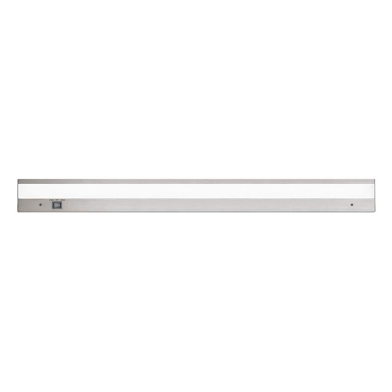 Image 1 WAC DUO AC-LED 36" Wide Brush Aluminum Under Cabinet Light