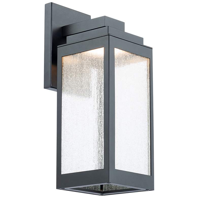 Image 1 WAC dweLED Amherst 14" High Black LED Outdoor Wall Light