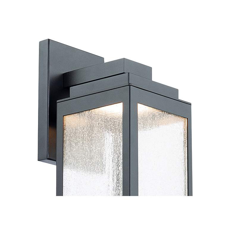Image 2 WAC dweLED Amherst 14" High Black LED Outdoor Wall Light more views