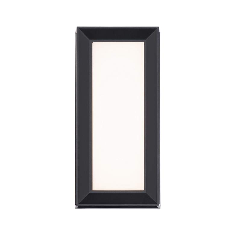 Image 4 WAC dweLED Argo 10 1/2" High Black LED Outdoor Wall Light more views