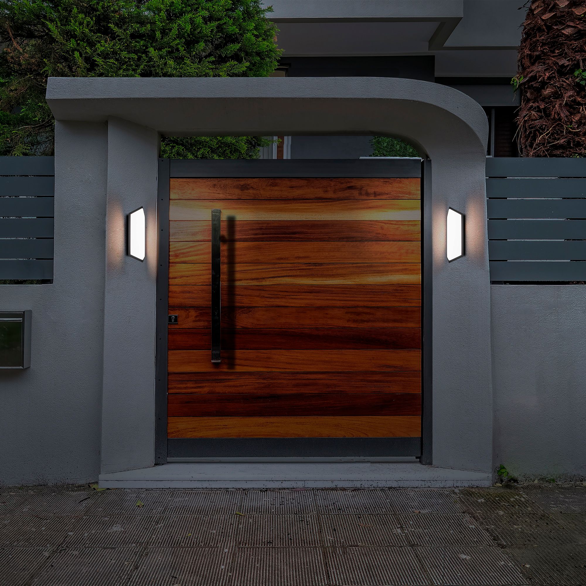 WAC dweLED Corte 15 1/2" High Black LED Outdoor Wall Light