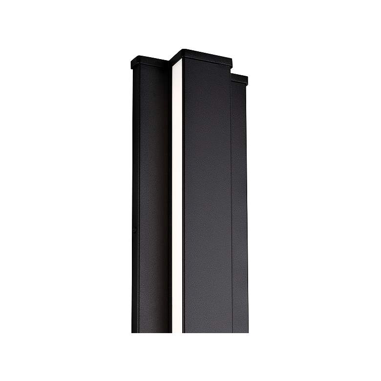 Image 3 WAC dweLED Revels 24" High Black LED Outdoor Wall Light more views