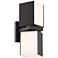WAC dweLED Vaiation 12 1/2"H Black LED Outdoor Wall Light