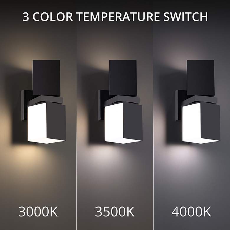 Image 6 WAC dweLED Vaiation 12 1/2"H Black LED Outdoor Wall Light more views