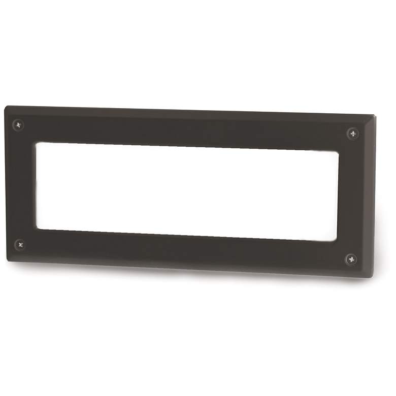 Image 1 WAC Endurance 9 1/2"W Architectural Bronze LED Brick Light
