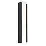 1_WAC Fiction 26" High Black LED ADA Outdoor Wall Light