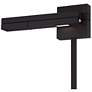 Thumbnail1 of WAC Flip 22" Wide Black Left Facing Plug-In Swing Arm Wall Light