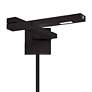 Thumbnail2 of WAC Flip 22" Wide Black Left Facing Plug-In Swing Arm Wall Light more views