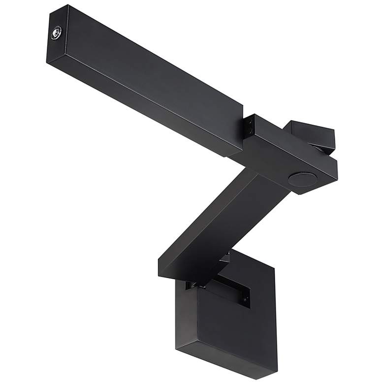 Image 3 WAC Flip 22" Wide Black Right Facing Plug-In Swing Arm Wall Light more views