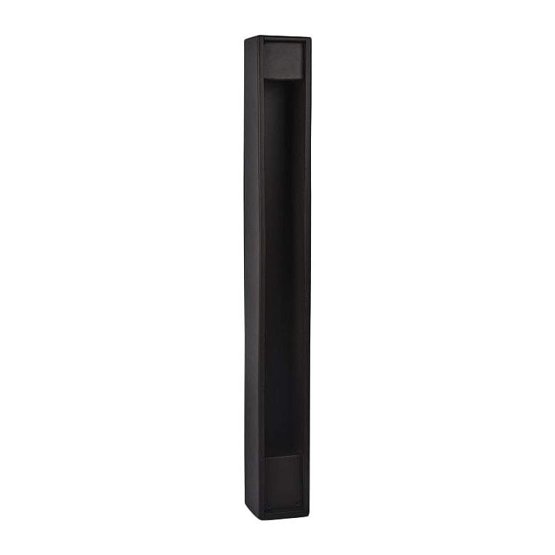 Image 1 WAC Gate 27 inch High Black 3000K LED Bollard Landscape Light