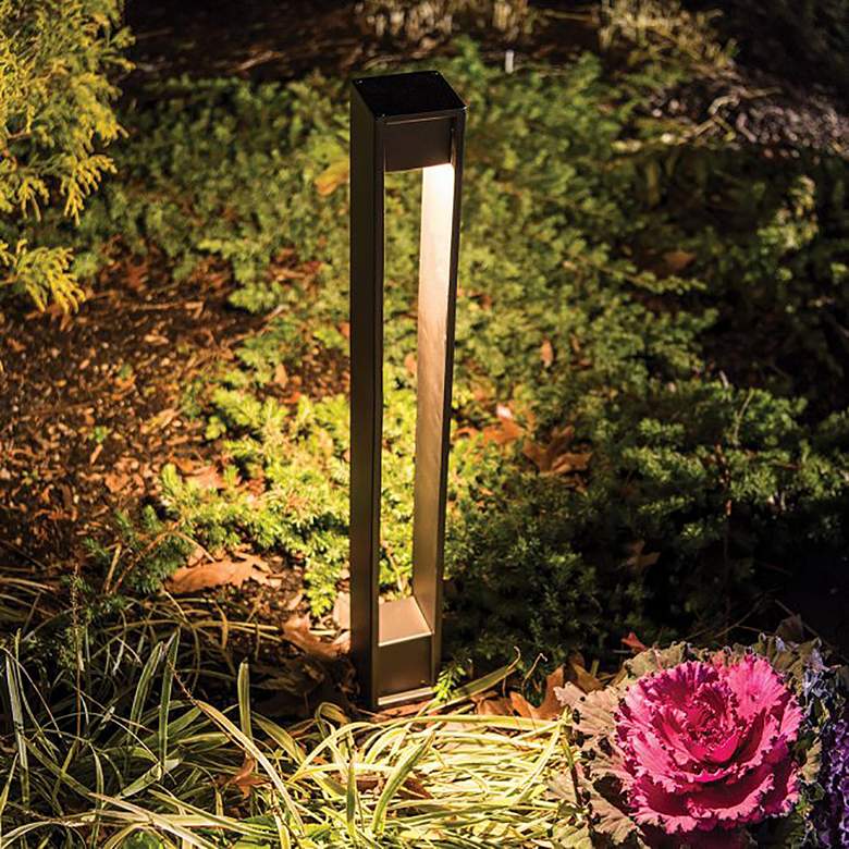 Image 4 WAC Gate 27 inch High Bronze 2700K LED Bollard Landscape Light more views