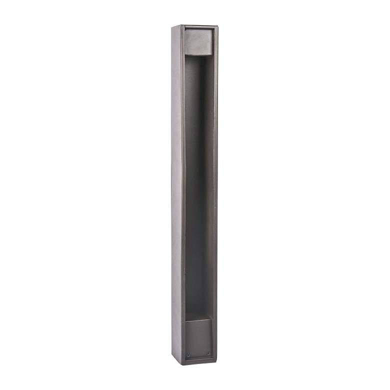 Image 1 WAC Gate 27 inch High Bronze 3000K LED Bollard Landscape Light