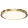 WAC Geos 10 1/4" Wide Brushed Brass 2700K LED Ceiling Light