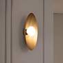 2_WAC Glamour 18" High Aged Brass LED Wall Sconce