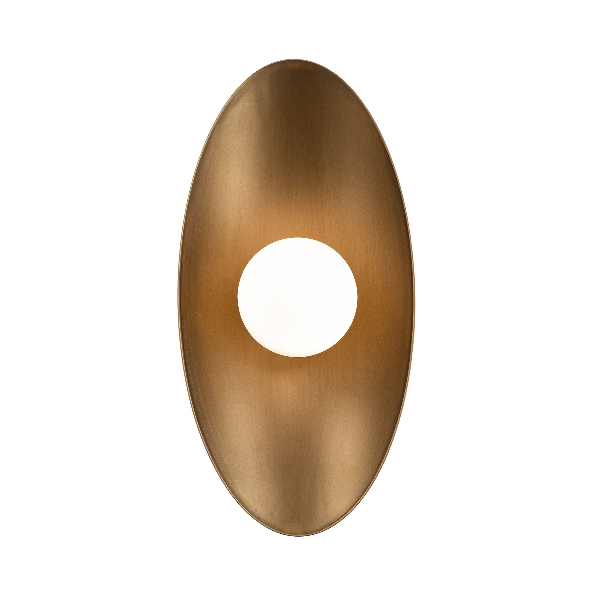Image 4 WAC Glamour 18" High Aged Brass LED Wall Sconce more views