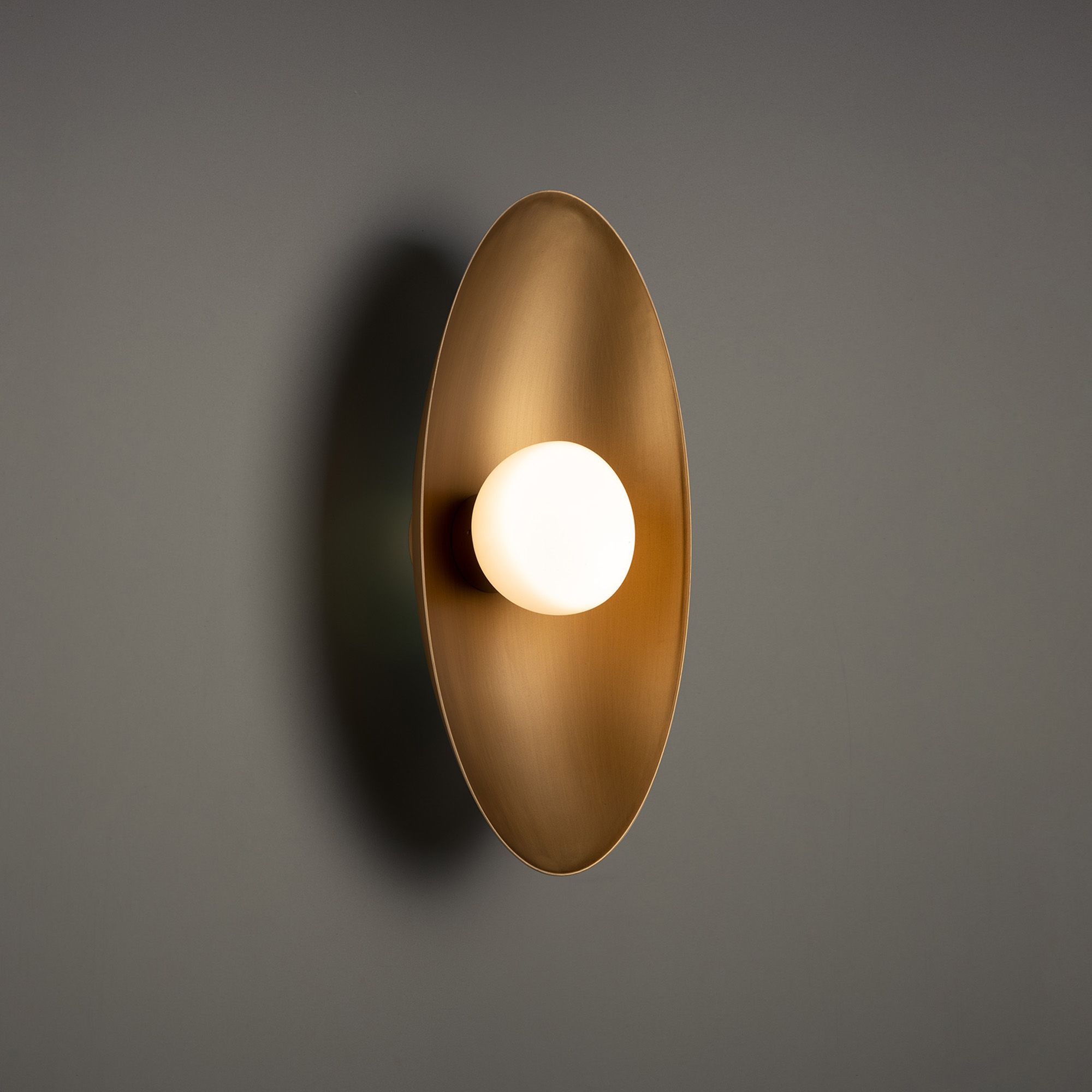 Image 5 WAC Glamour 18" High Aged Brass LED Wall Sconce more views