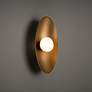 5_WAC Glamour 18" High Aged Brass LED Wall Sconce more views