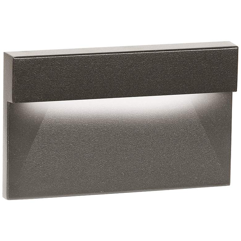 Image 1 WAC Graf 5" Wide Bronze Downward LED Step and Wall Light