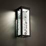 2_WAC Hawthorne 18" High Black LED Outdoor Wall Light