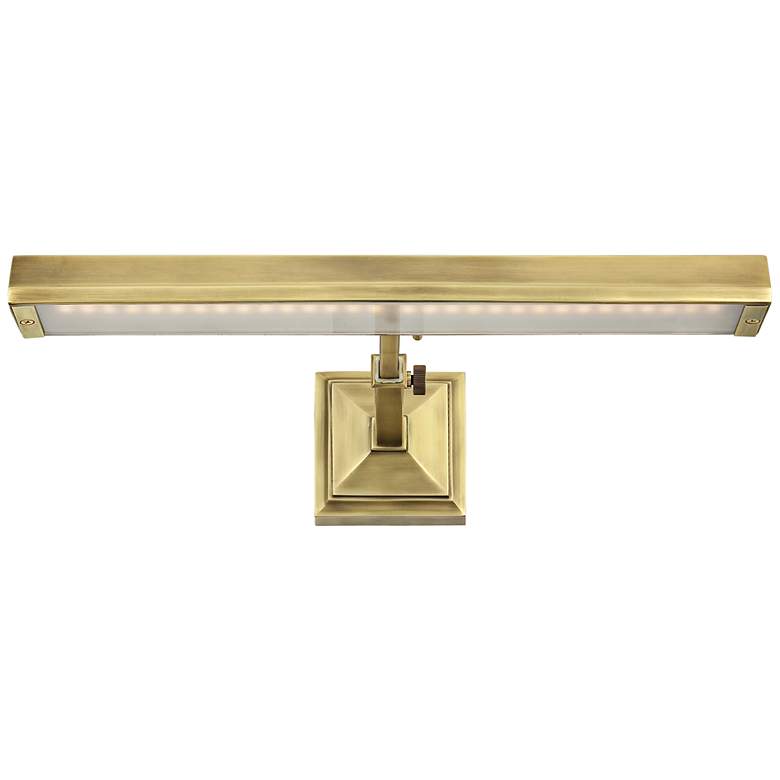 Image 1 WAC Hemmingway Brass 24" Wide LED Picture Light