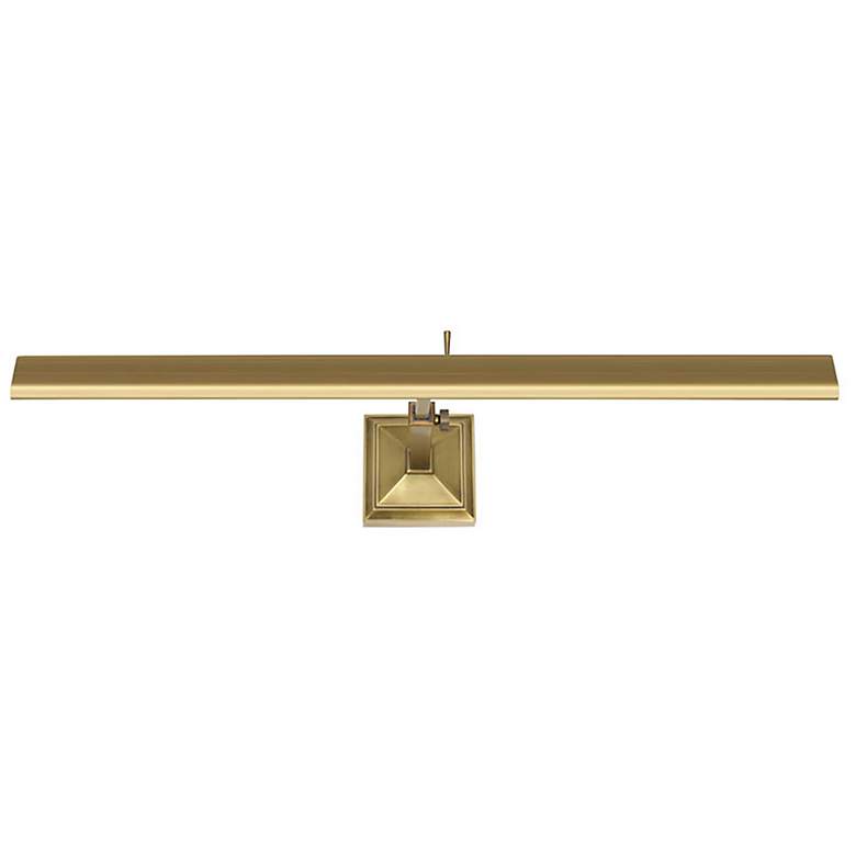 Image 1 WAC Hemmingway Brass 24" Wide LED Picture Light