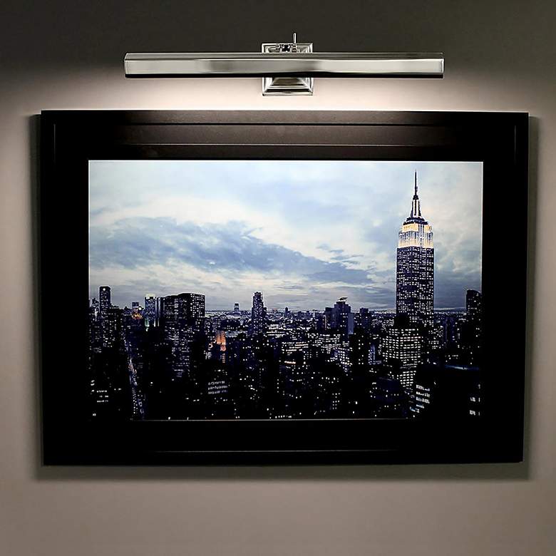 Image 3 WAC Hemmingway Polished Nickel 24" Wide LED Picture Light more views