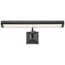 WAC Hemmingway Rubbed Bronze 24" Wide LED Picture Light