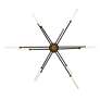4_WAC Houdini 55 1/4"W Black Aged Brass 12-Light LED Pendant more views
