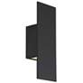 Thumbnail1 of WAC Icon 14" High Black Aluminum LED Outdoor Wall Light