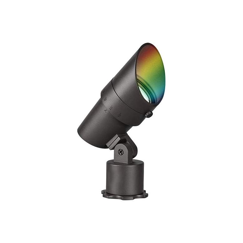 Image 1 WAC Ilumenight 6" High Bronze Color Changing LED Spot Light