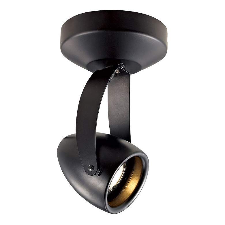 Image 1 WAC Impulse Black 2700K LED Track Ceiling Spot Light