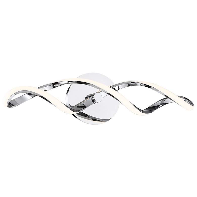 Image 1 WAC Interlace 27 1/2" Wide Chrome LED Vanity Bath Light