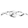 1_WAC Interlace 27 1/2" Wide Chrome LED Vanity Bath Light