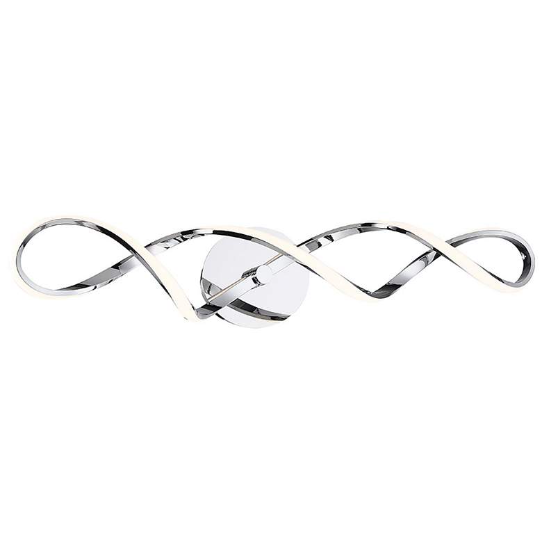 Image 1 WAC Interlace 37 1/2" Wide Chrome LED Vanity Bath Light