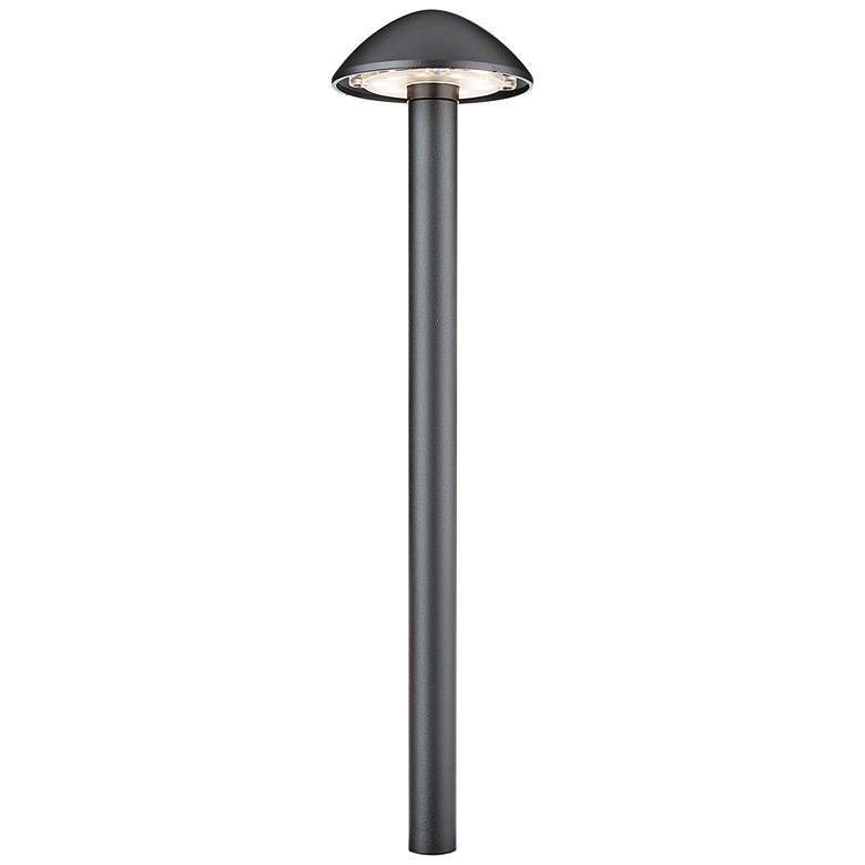 Image 1 WAC Interpath 15" High Black Metal 2700K LED Path Light