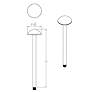 Thumbnail3 of WAC Interpath 15" High Bronze Metal 2700K LED Path Light more views