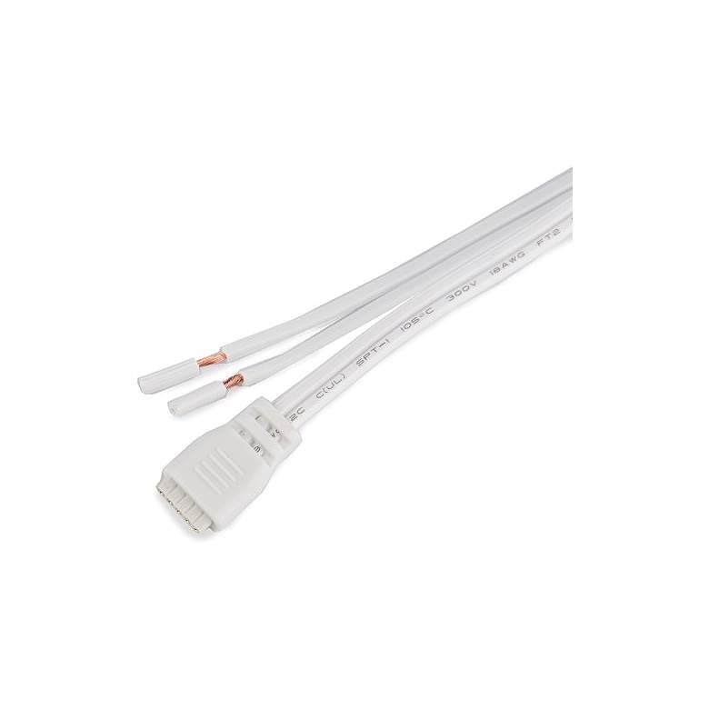 Image 1 WAC InvisiLED 12-Feet White 24V Extension Cable